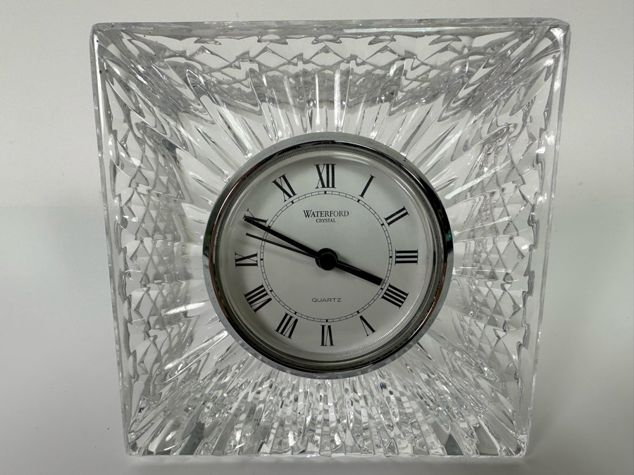 Waterford Crystal Desk Clock 5W X 2D X 4H [Photo 3]