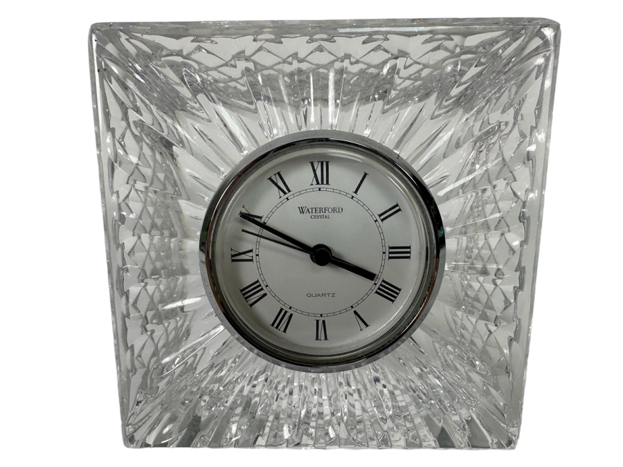 Waterford Crystal Desk Clock 5W X 2D X 4H [Photo 1]