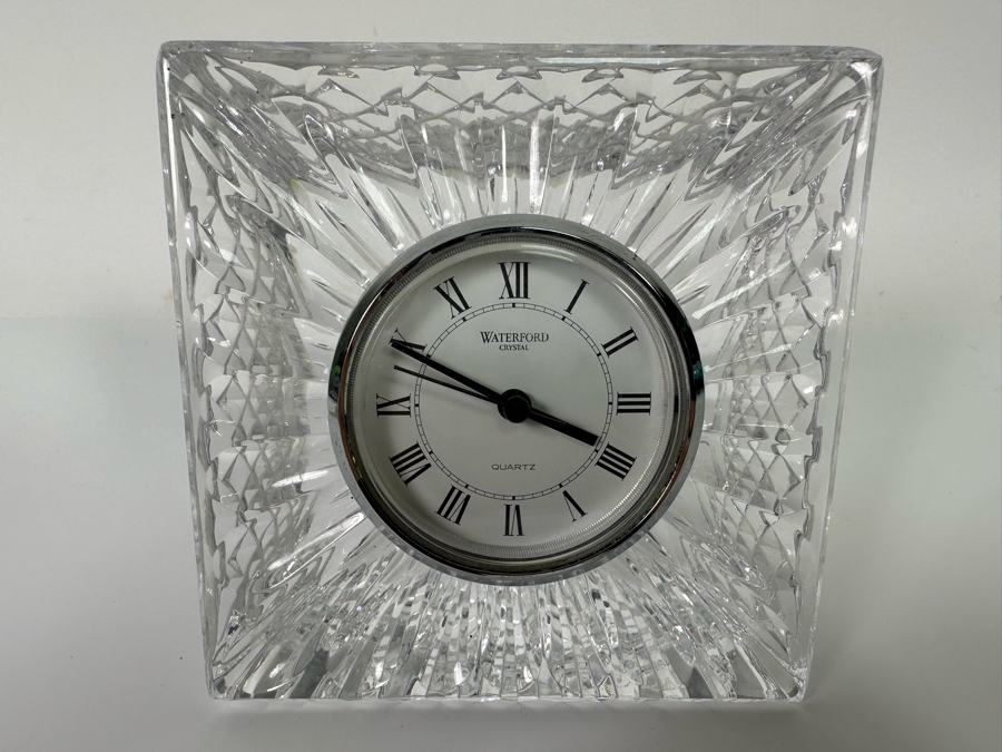 Waterford Crystal Desk Clock 5W X 2D X 4H [Photo 2]