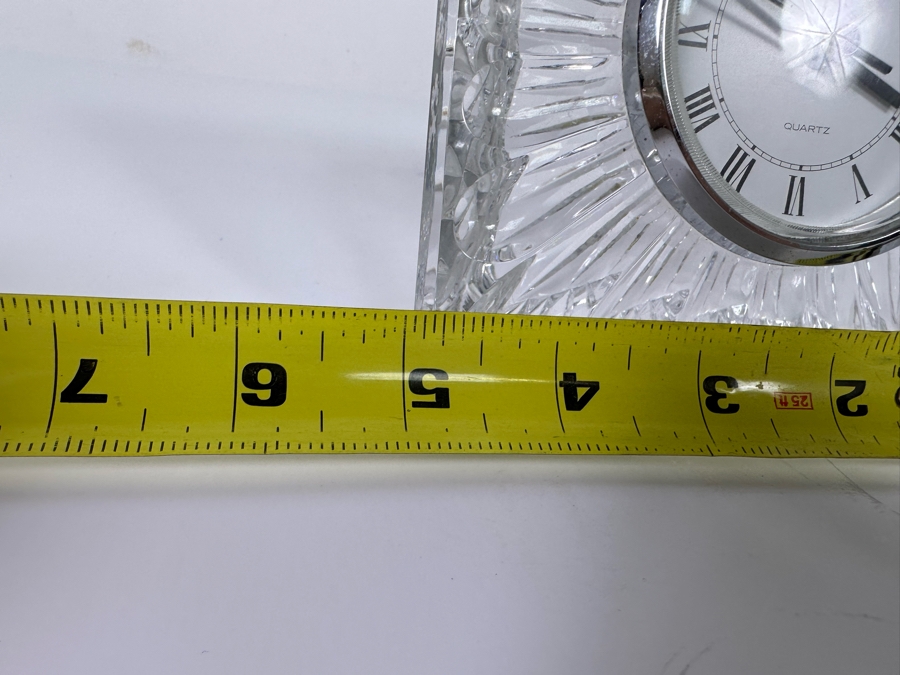 Waterford Crystal Desk Clock 5W X 2D X 4H [Photo 7]