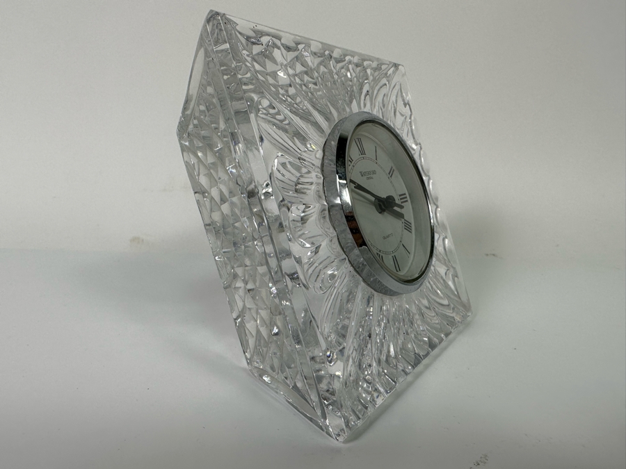 Waterford Crystal Desk Clock 5W X 2D X 4H [Photo 4]