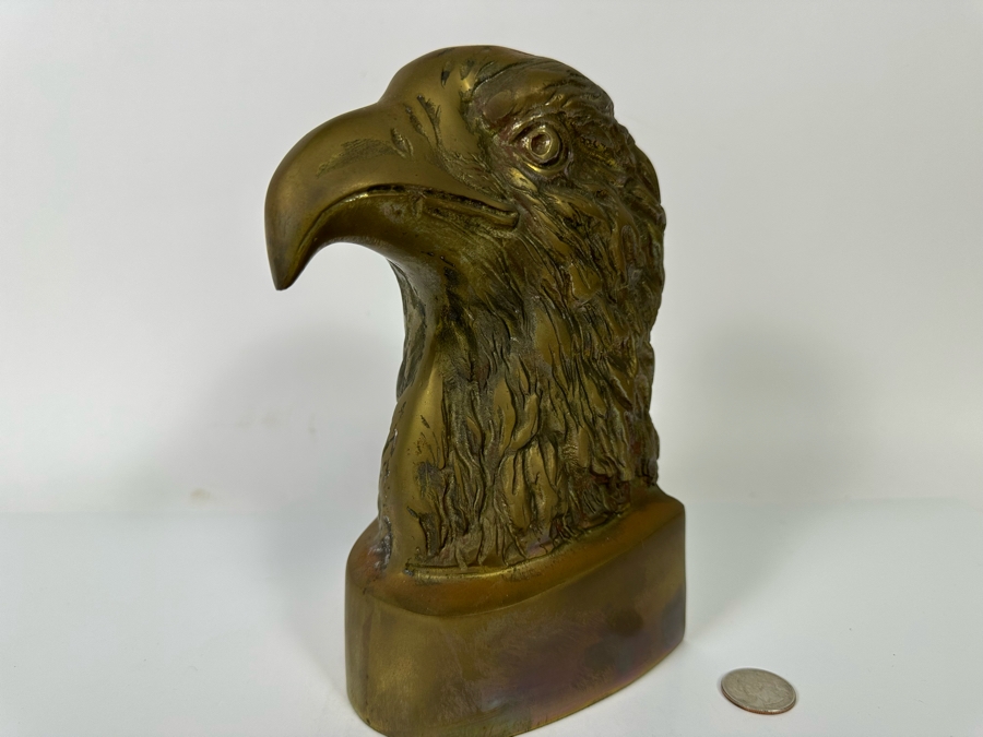 Vintage Brass Eagle Bookend 4.5W X 4D X 8H [Photo 4]