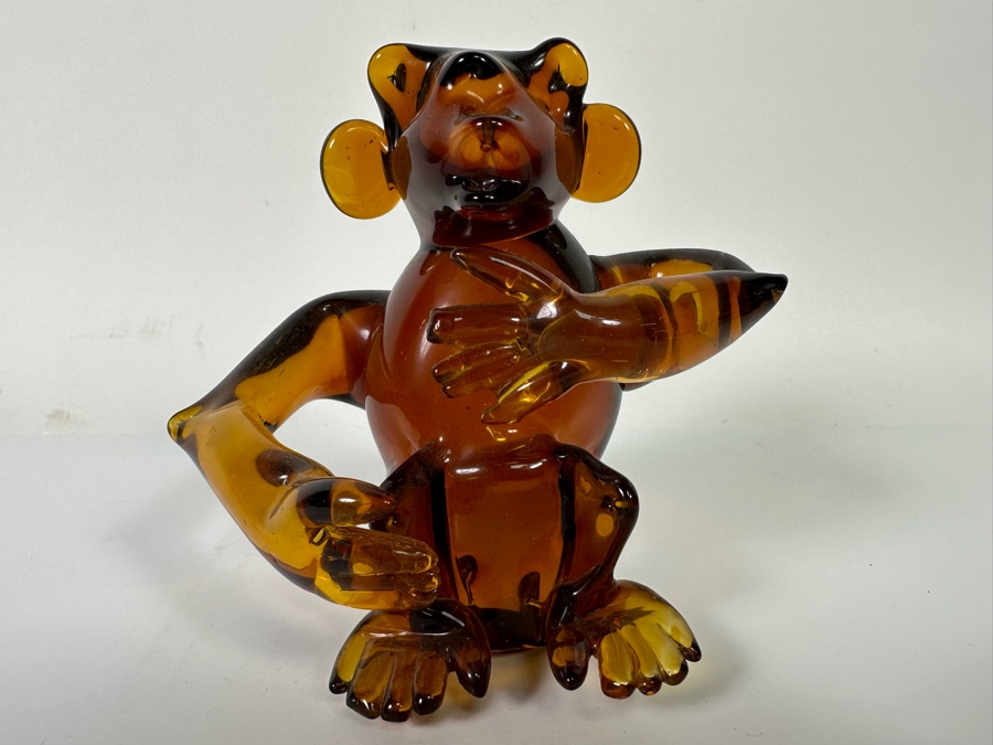 Murano Glass Venezia Italian Monkey Figurine [Photo 3]