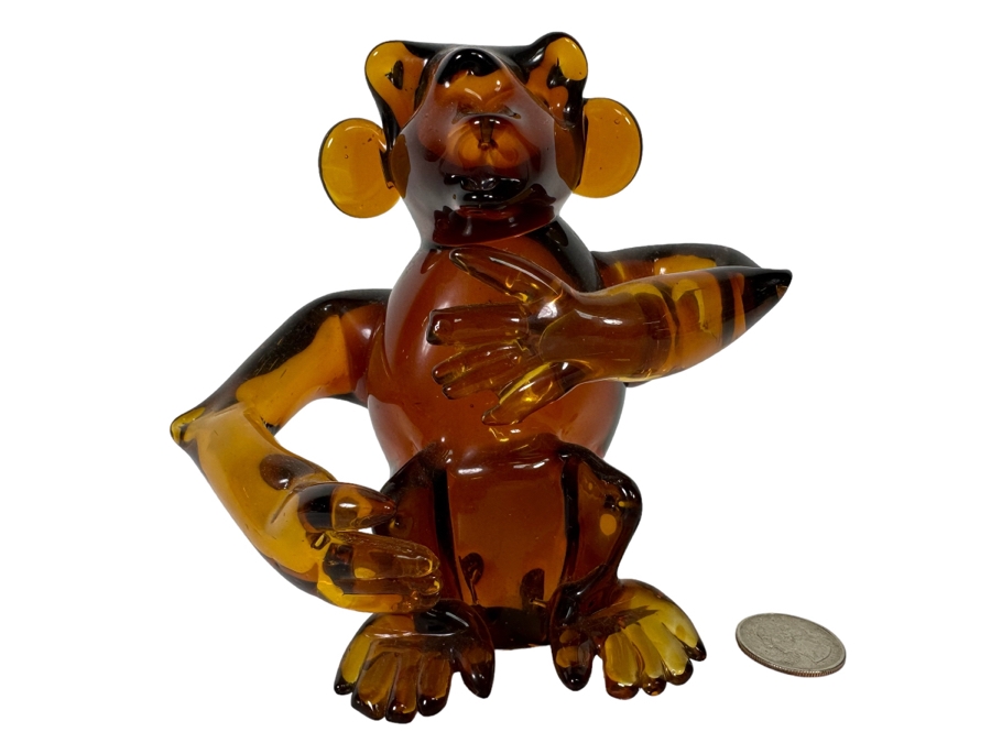 Murano Glass Venezia Italian Monkey Figurine [Photo 1]