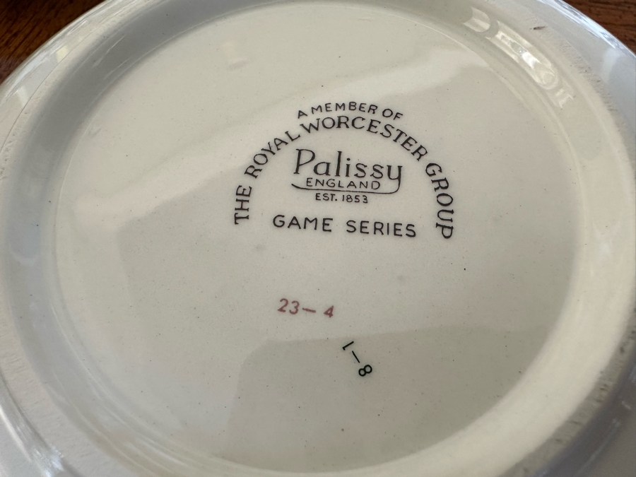 The Royal Worcester Group Palissy England Game Series China Service - See Photos [Photo 9]