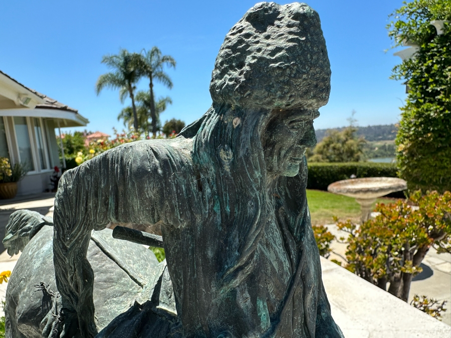 Frederic Remington Bronze Statue Titled 'Mountain Man' 11W X 10D X 27.5H [Photo 14]