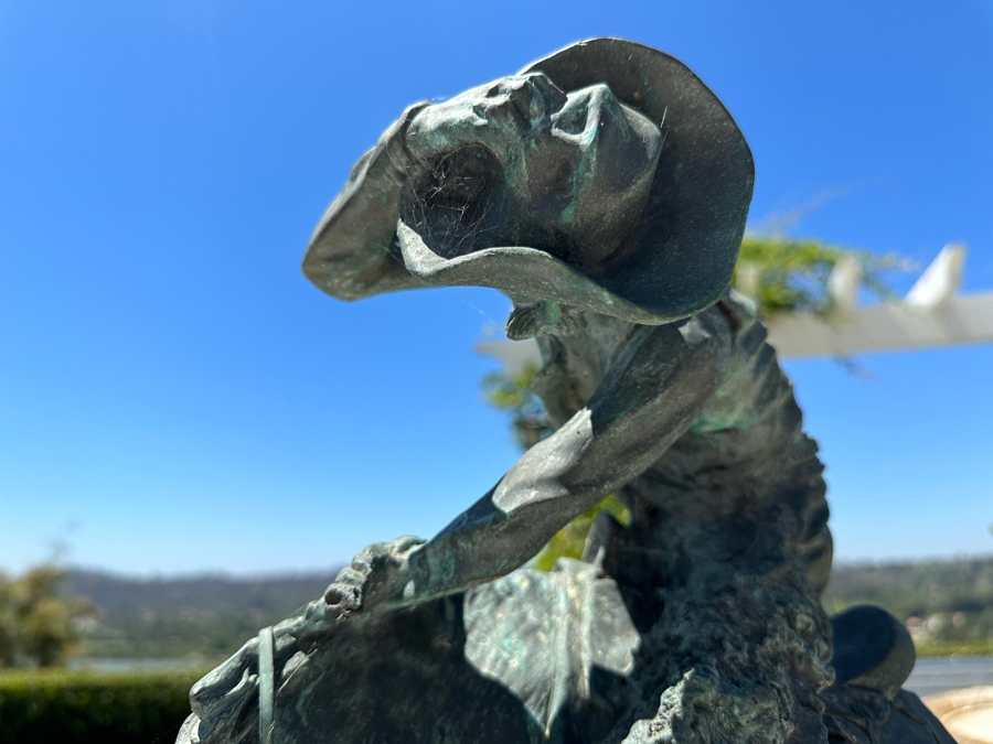 Frederic Remington Bronze Statue Titled 'Rattlesnake' 14W X 8D X 22H [Photo 4]