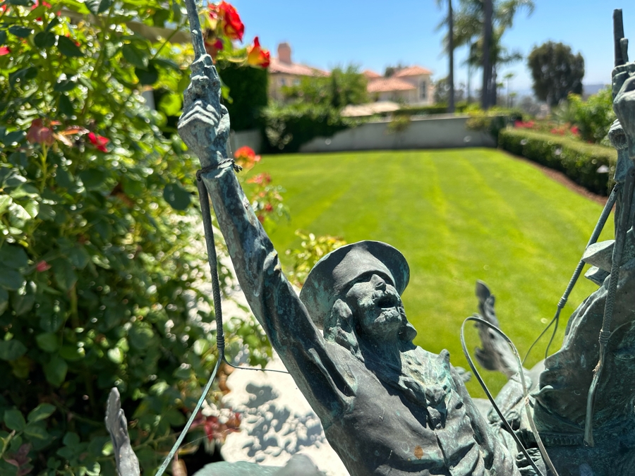 Frederic Remington Limited Edition Bronze Statue Titled 'Coming Through The Rye' Numbered 26 Of 100, Large 24W X 22D X 28H [Photo 7]