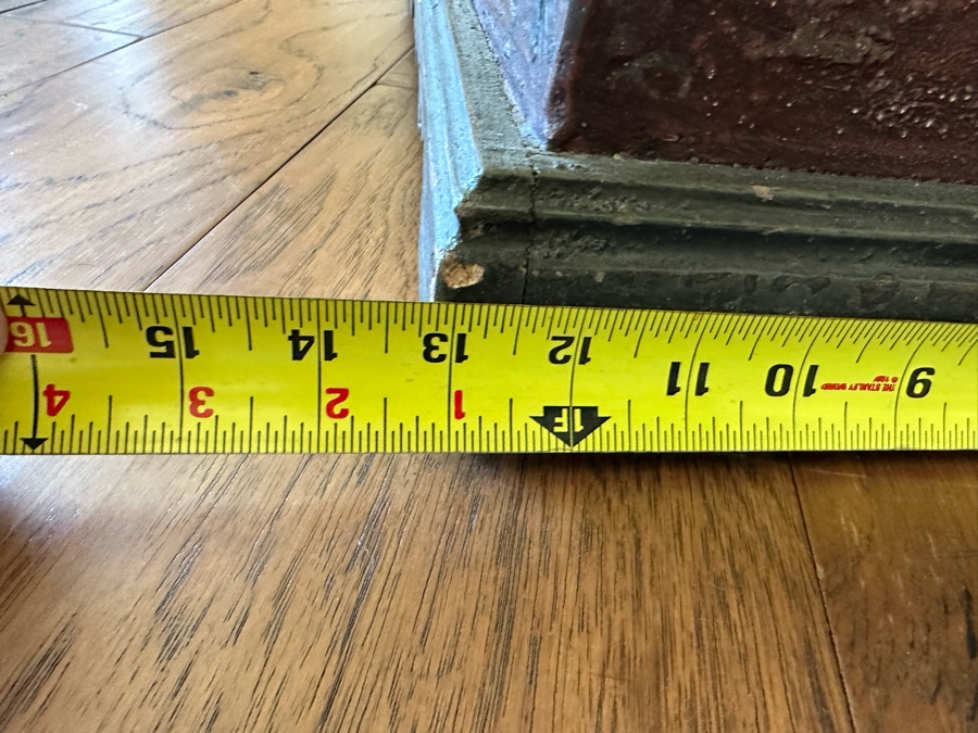 Vintage Hand Painted Wooden Box 21W X 13D X 12H [Photo 9]