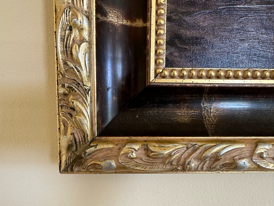 Maher Morcos Large Hand Signed Limited Edition Giclee Artwork Portofino Italy Signed And Numbered 10 Of 200 On Verso Canvas 70 X 32 Framed 78 X 41.5 [Photo 22]