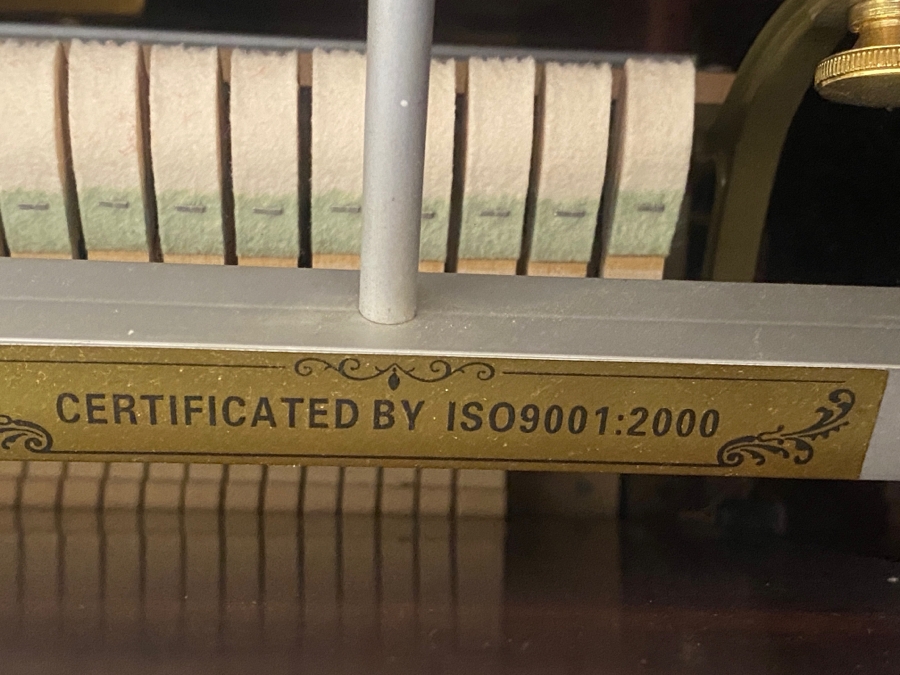 Stunning Hallet, Davis & Co Boston Lacquer Finish Upright Piano With Bench [Photo 5]