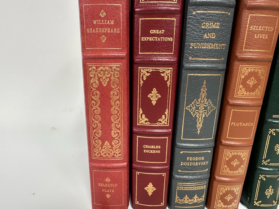 Five Leather Bound Franklin Library Classic Books [Photo 2]