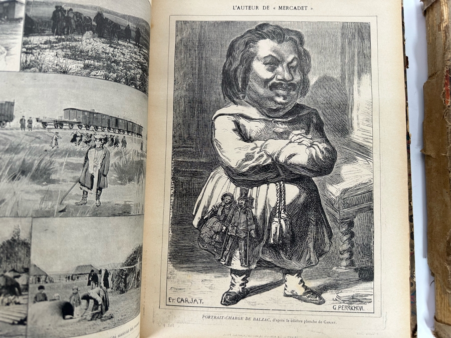 Pair Of Antique 1899 Les Annales Politiques Et Litteraires Books Tomes Paris - See Photos [Photo 7]