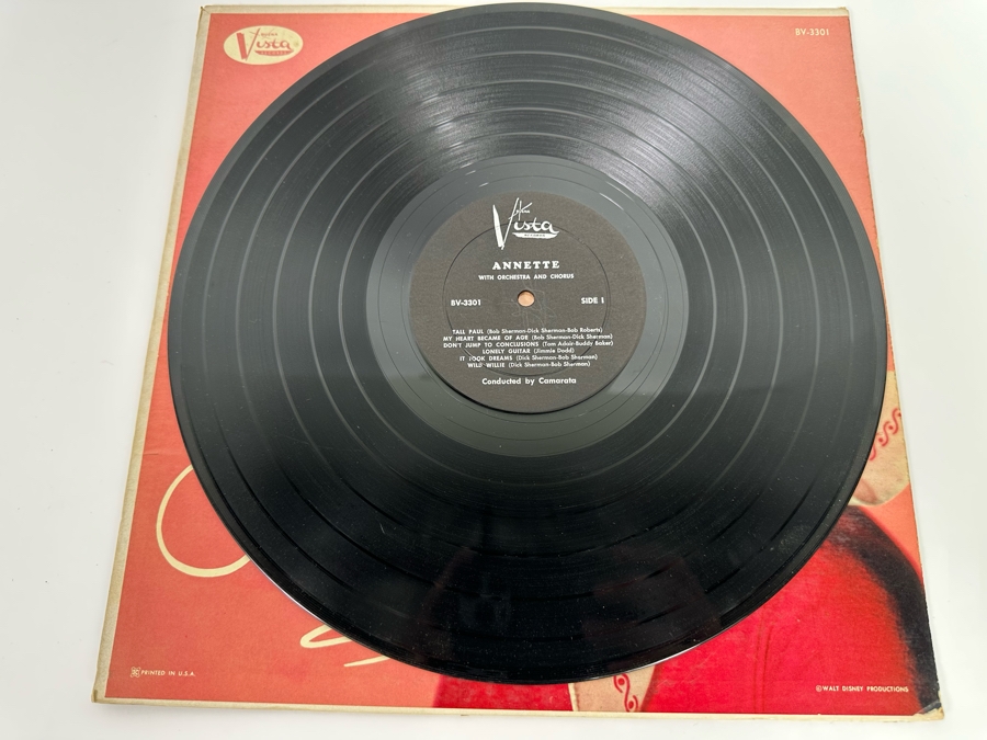 Vintage Walt Disney Productions Annette Vinyl Record BV-3301 [Photo 5]