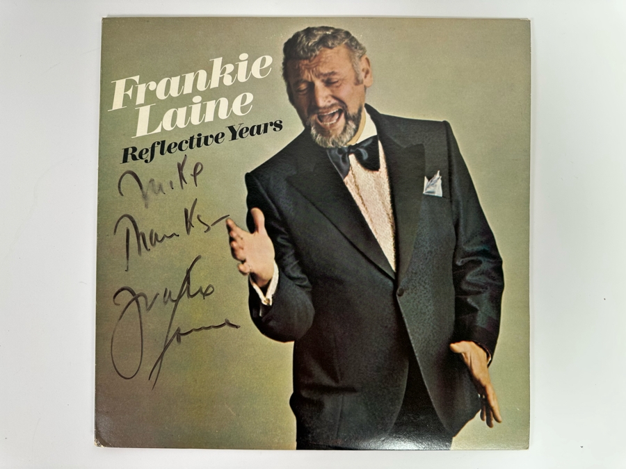Autographed Frankie Laine Viny Record Reflective Years [Photo 2]