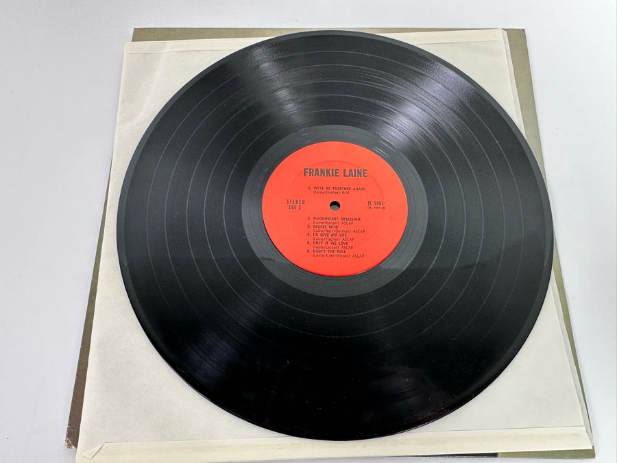 Autographed Frankie Laine Viny Record Reflective Years [Photo 5]