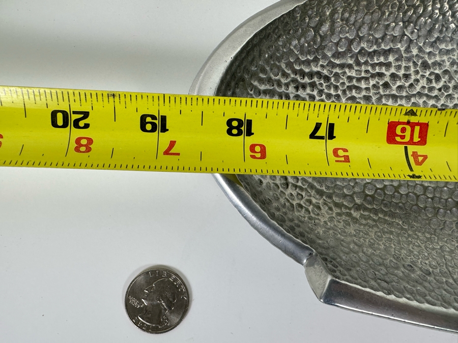 Arthur Court Designs Dimpled Oval Serving Tray 18.5W X 6D [Photo 5]