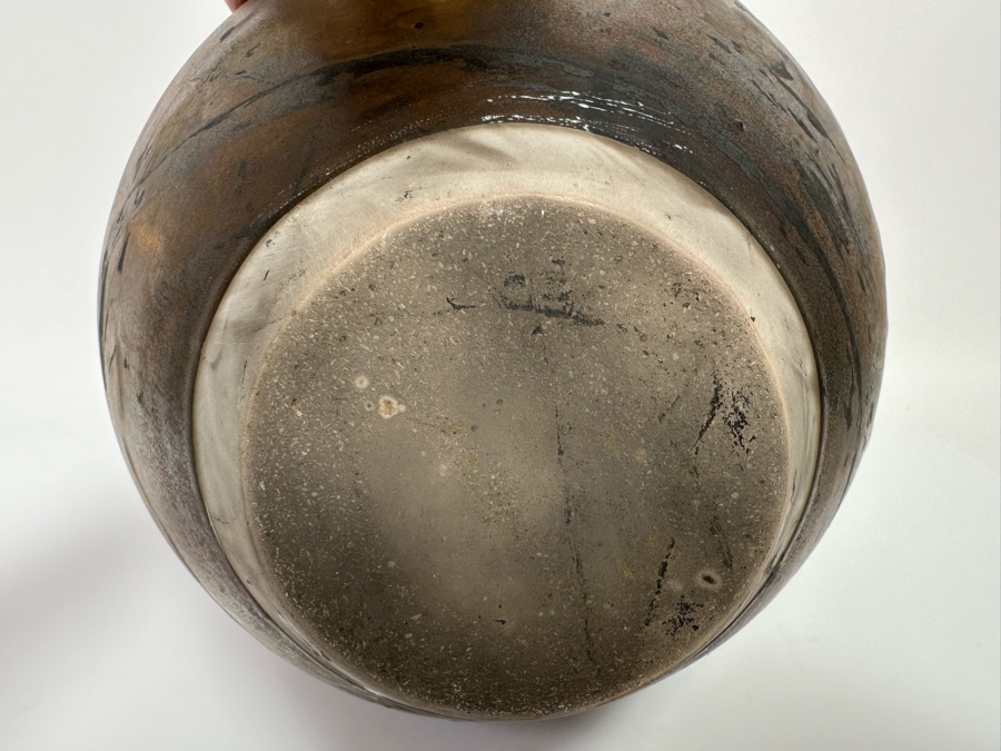 Art Studio Raku Pottery Vase 8.5W X 12H [Photo 7]
