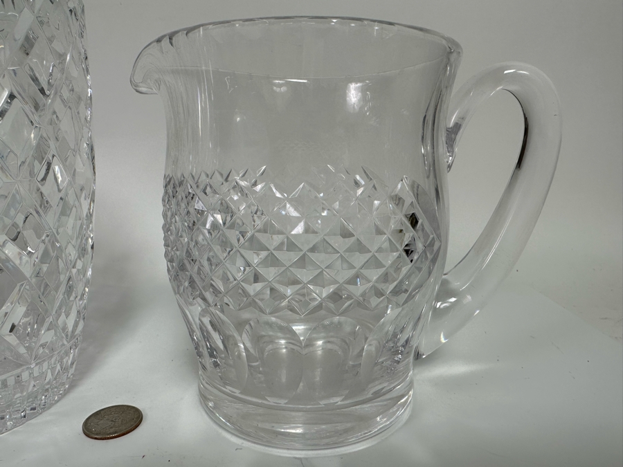 Waterford Crystal Pitcher 6H And Waterford Crystal Vase 8H [Photo 4]