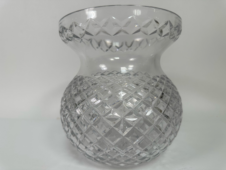 Large Waterford Crystal Bouquet Vase 8W X 9H [Photo 4]