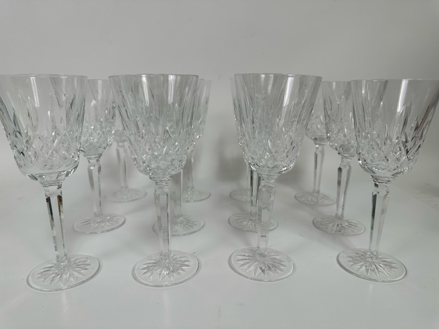 Twelve Waterford Crystal Lismore Stemware Glasses 8H [Photo 3]