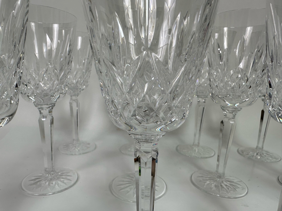 Twelve Waterford Crystal Lismore Stemware Glasses 8H [Photo 6]