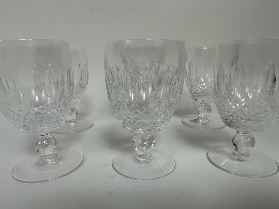 Six Waterford Crystal Colleen Stemware Glasses Goblets 5H [Photo 5]