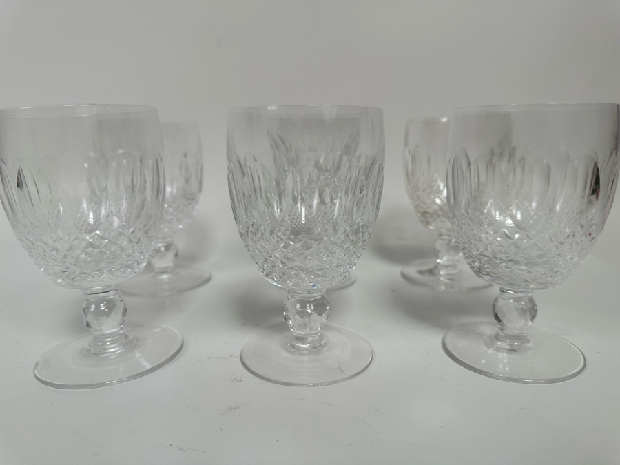 Six Waterford Crystal Colleen Stemware Glasses Goblets 5H [Photo 2]