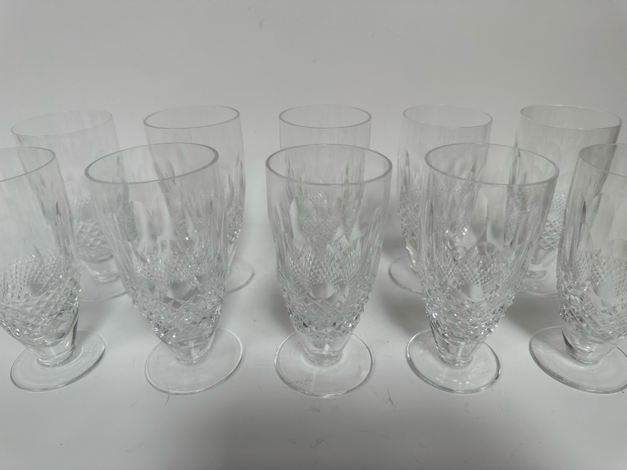Ten Waterford Crystal Colleen Footed Iced Tea Glasses 6 3/8H [Photo 4]