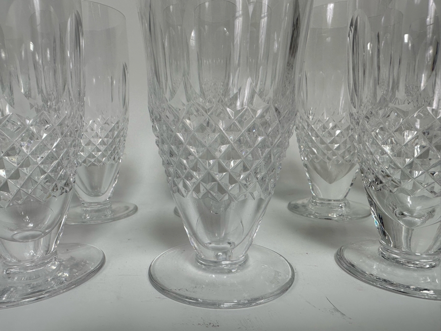 Ten Waterford Crystal Colleen Footed Iced Tea Glasses 6 3/8H [Photo 6]