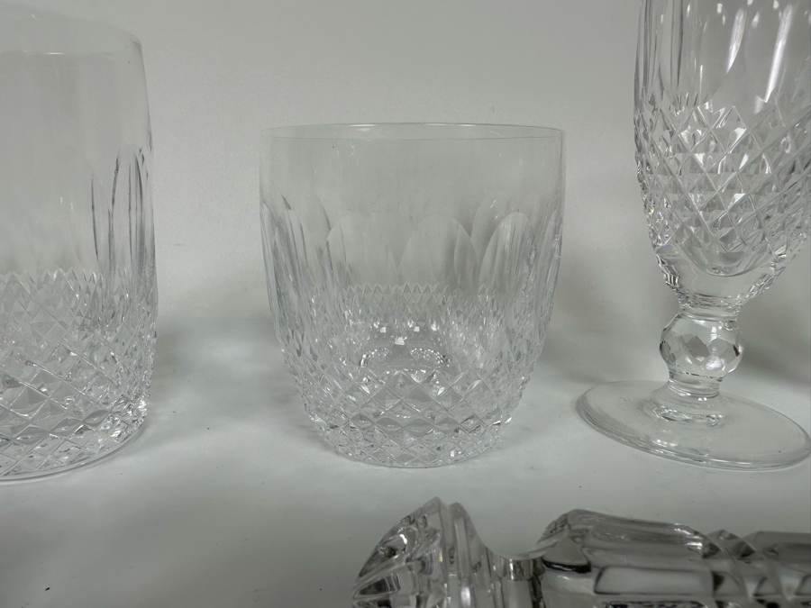 Waterford Crystal Lot Featuring Glasses And Salad Serving Set 10 Pieces [Photo 8]