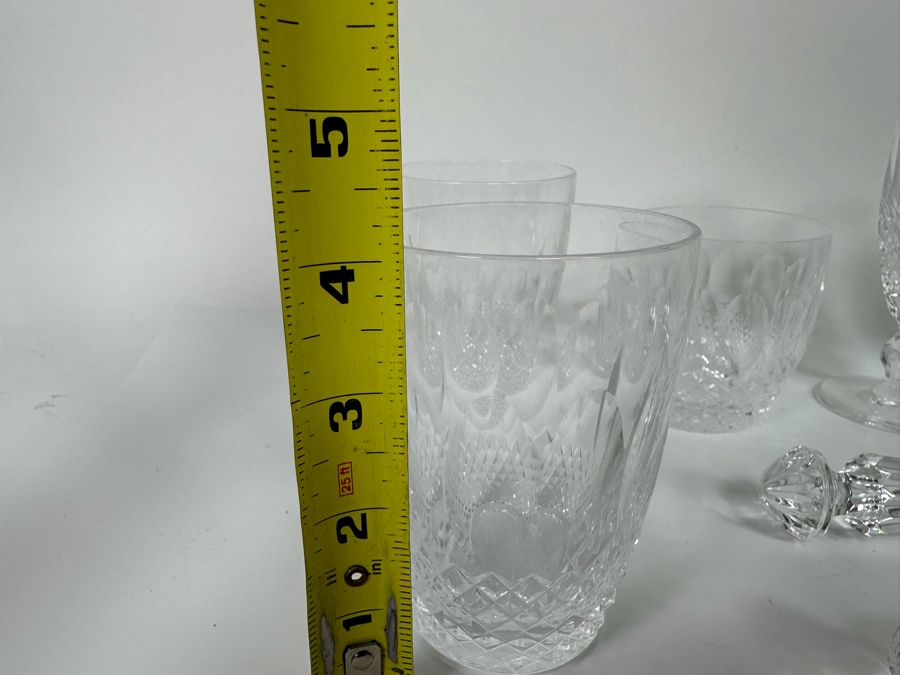 Waterford Crystal Lot Featuring Glasses And Salad Serving Set 10 Pieces [Photo 9]