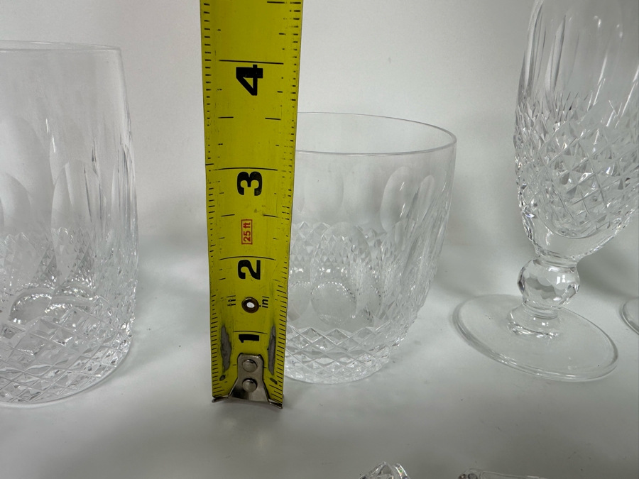 Waterford Crystal Lot Featuring Glasses And Salad Serving Set 10 Pieces [Photo 10]