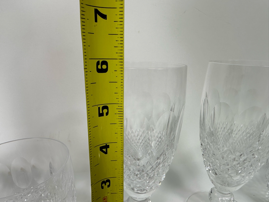 Waterford Crystal Lot Featuring Glasses And Salad Serving Set 10 Pieces [Photo 11]