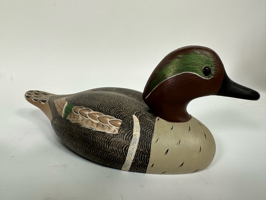 Set Of Three Wooden Duck Decoys By Wildfowler Decoys In Babylon, NY ...