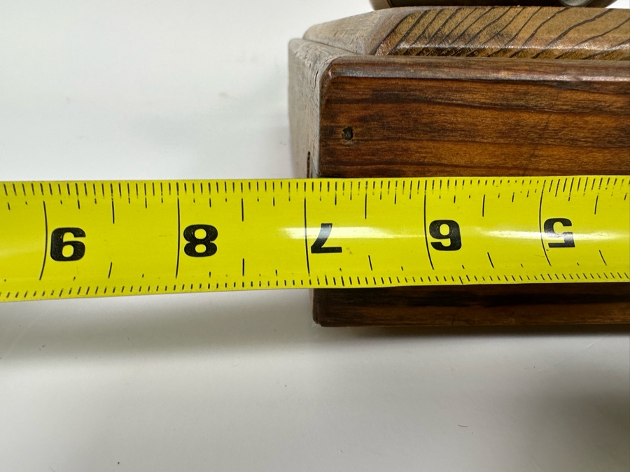 Handmade Wooden Box With Duck Decoy Finial Top 13W X 7D X 9H [Photo 13]