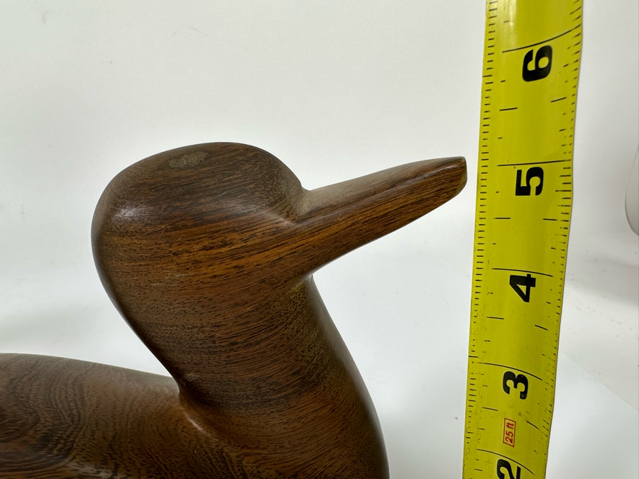 Pair Of Hardwood Carved Ducks 10W X 5H [Photo 9]