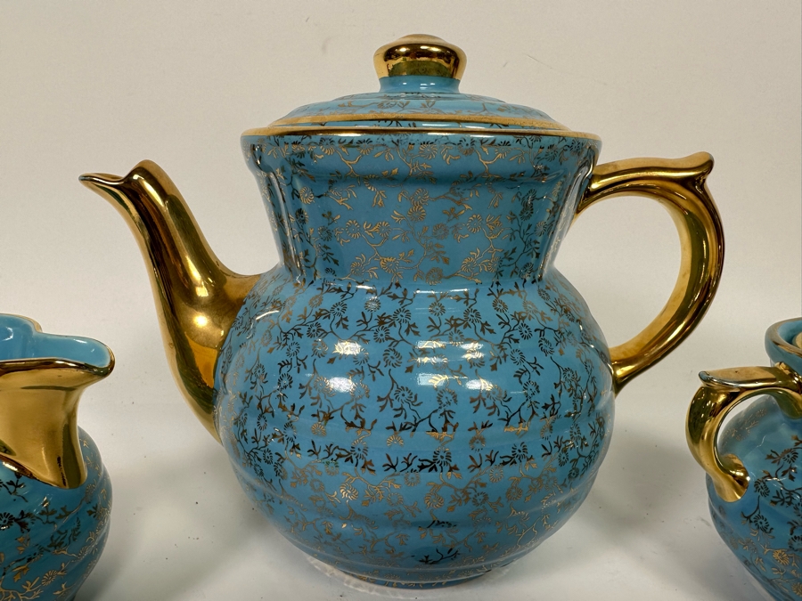 Vintage Tea Service Drip-O-Later By The Enterprise Aluminum Co Teapot Measures 9W X 7H [Photo 5]