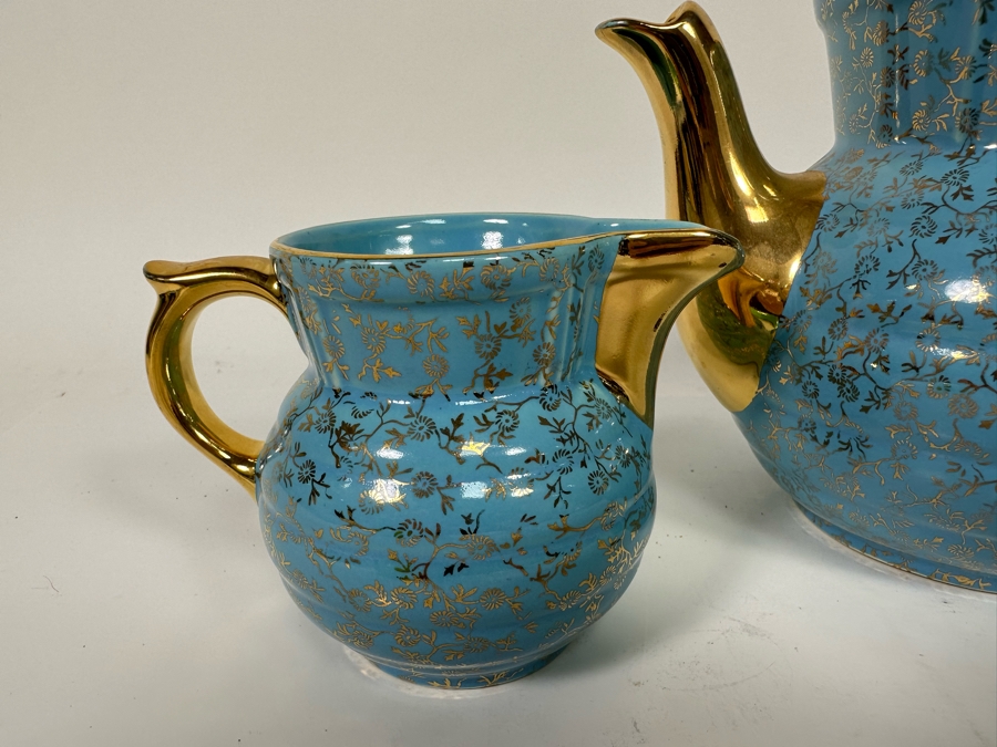 Vintage Tea Service Drip-O-Later By The Enterprise Aluminum Co Teapot Measures 9W X 7H [Photo 6]