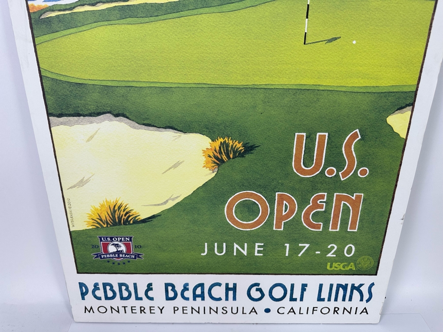 2010 U.S. Open USGA Pebble Beach Golf Links Tournament Poster On Foam Board Monterey Peninsula, CA 24 X 36 [Photo 5]
