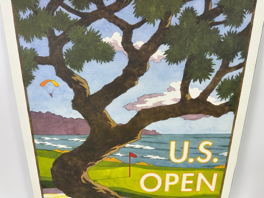 2008 U.S. Open USGA Torrey Pines Golf Course Tournament Poster On Foam Board San Diego, CA 24 X 36 [Photo 3]