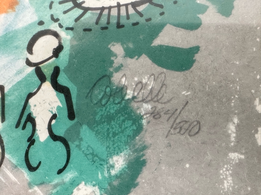 Charles Cobelle (1902-1994, French) Signed Limited Edition Lithographs Titled 'Le Pont' And 'Rue De La Paix' 9 X 11 Framed 20 X 22 [Photo 11]