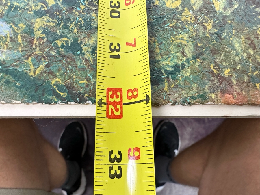 Signed Mixed Media Still Life Painting On Paper Signed Chinese/Korean Signature Illegible In Lower Right 32 X 32 [Photo 14]