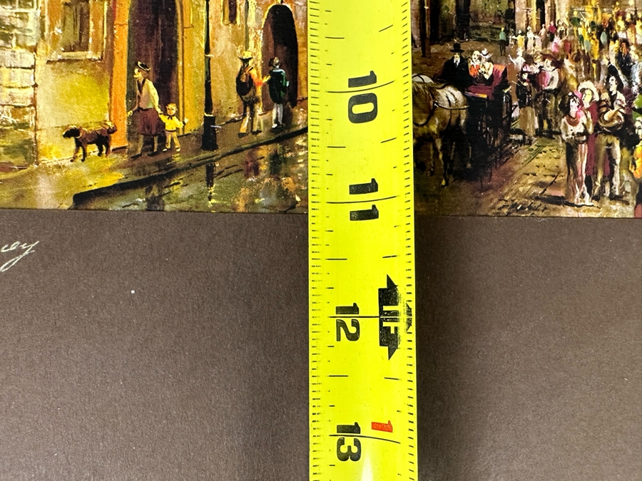 Vasilij Tjutjunnik Remarkable Russian Painting On Paper Of Prague Signed On Front And Verso 15.5 X 11 [Photo 24]