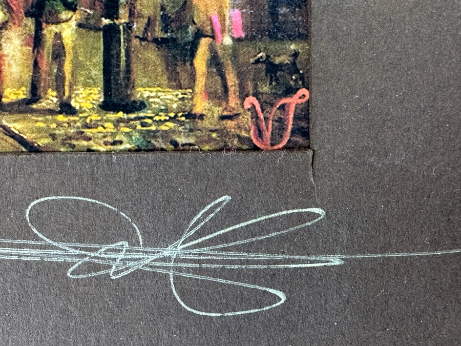 Vasilij Tjutjunnik Remarkable Russian Painting On Paper Of Prague Signed On Front And Verso 15.5 X 11 [Photo 14]