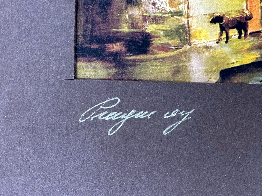 Vasilij Tjutjunnik Remarkable Russian Painting On Paper Of Prague Signed On Front And Verso 15.5 X 11 [Photo 16]