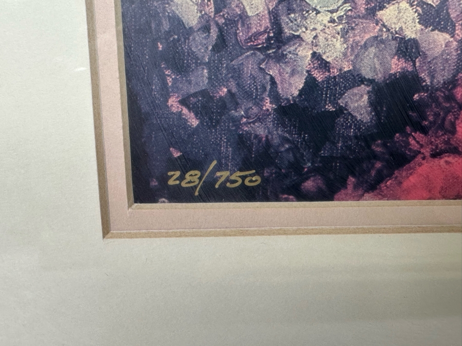 Gary Ernest Smith (B. 1942, Utah) Signed Limited Edition Print Numbered 28 Of 750 15.5 X 22 Framed 22 X 28 [Photo 7]