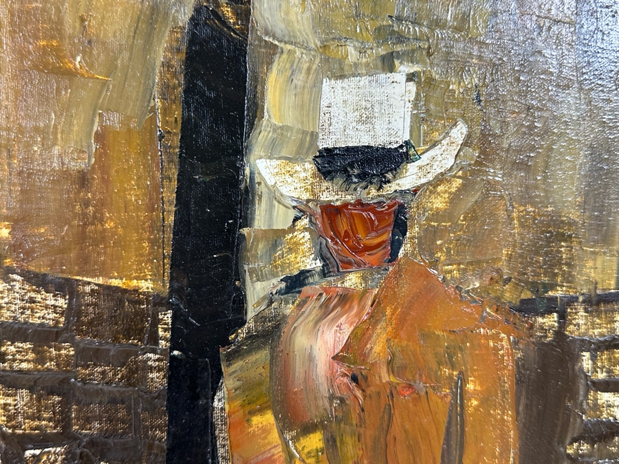 Amilcar Salomon Zorrilla Cusco (B. 1925, Peruvian) Signed Original Oil Painting On Canvas Dated 1982 28.5 X 20.5 Framed 32.5 X 24.5 [Photo 10]