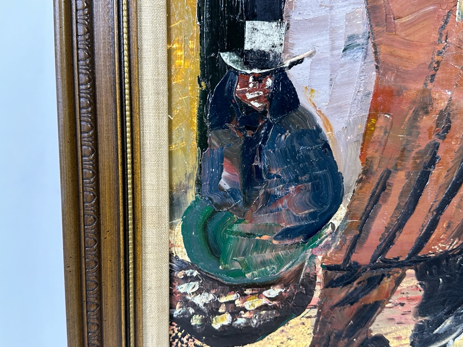 Amilcar Salomon Zorrilla Cusco (B. 1925, Peruvian) Signed Original Oil Painting On Canvas Dated 1982 28.5 X 20.5 Framed 32.5 X 24.5 [Photo 6]