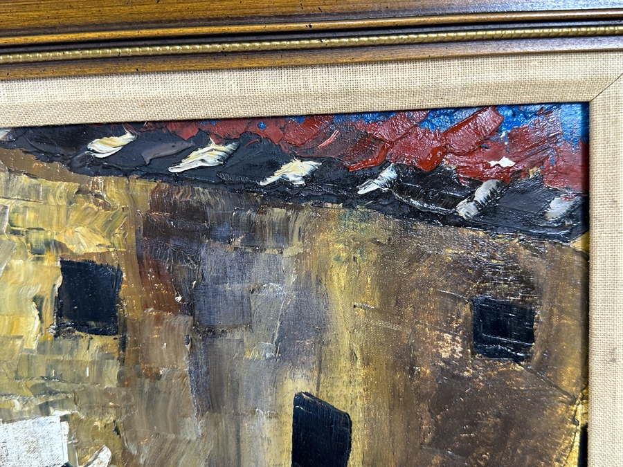 Amilcar Salomon Zorrilla Cusco (B. 1925, Peruvian) Signed Original Oil Painting On Canvas Dated 1982 28.5 X 20.5 Framed 32.5 X 24.5 [Photo 12]